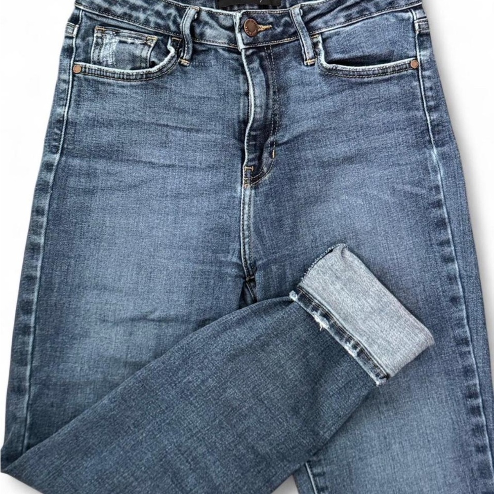 Just Black Dark Blue Straight Leg Jeans